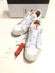 箱付 別注モデル 385260-01 SLIPSTREAM LO AMI PUMA スリップストリーム ロー アミ プーマ スニーカー 28cm WHITE-PRISTINE