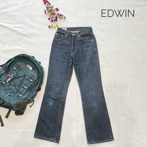 厳選☆美品　カジュアルオシャレ♪　MISS EDWIN　デニム　ブーツカット ジーンズ No401　W28　32