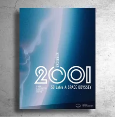 【現地買付品】キューブリック監督映画『2001年宇宙の旅』2018年ドイツ/フランクフルトでの企画展ポスター