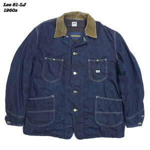 Lee 81-LJ DENIM CHORE JACKET 1960s JA24171 Vintage リー デニムチョアジャケット カバーオール 1960年代 ヴィンテージ ビッグサイズ