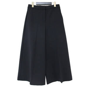 Theory セオリー パンツ ブラック 黒 サイズ:2(M) 23秋冬 ワイド クロップド パンツ / Tailor Stretch 2 Wide Crop Pant EH ストレッチ