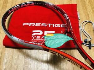 未使用 送料無料 HEAD YOUTEK IG PRESTIGE PRO ヘッド　ユーテック IG プレステージ プロ　prestige25th 98sq 325g 16×19 レザーグリップ