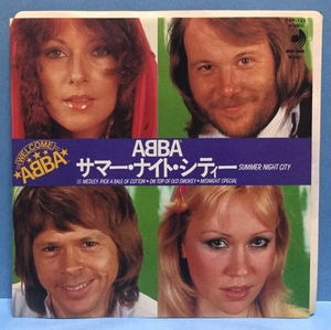 EP 洋楽 ABBA / summer night city 日本盤