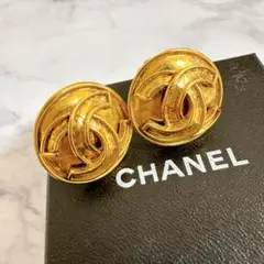 CHANEL シャネル ココマーク ロゴ イヤリング ゴールド ヴィンテージ