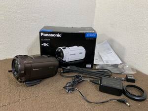 【中古品】デジタル4K ビデオカメラ HC-VX992MS ブラウン Panasonic パナソニック 通電簡易動作確認
