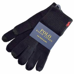 POLO RALPH LAUREN ポロラルフローレン コットンメリノタッチグローブ スマホ対応 Cotton Merino Touch Glove 6F0064 001