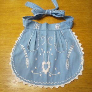 北欧の子供用刺繍エプロン S