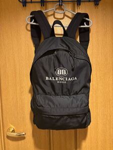 BALENCIAGA バレンシアガ BB MODE 503211 エクスプローラー explore ナイロン リュック バックパック ブラック ロゴ ユニセックス 