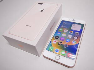 ■iPhone8 Plus 64GB Gold プラス ゴールド au 本体 A1898 MQ9M2J/A■