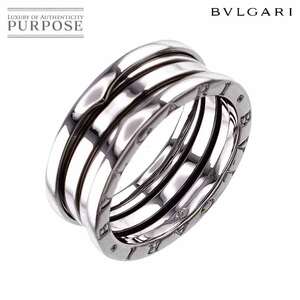 ブルガリ BVLGARI ビーゼロワン 3バンド #62 リング K18 WG ホワイトゴールド 750 指輪 B-ZERO1 Ring 90229764