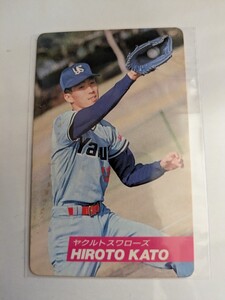 加藤博人　92 カルビープロ野球チップス　No.65　ヤクルトスワローズ