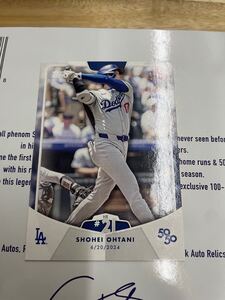 【1円スタート】Topps トップス 大谷翔平 50/50 Shohei Ohtani #21 第21号 HR ホームラン Base ベースカード No.37