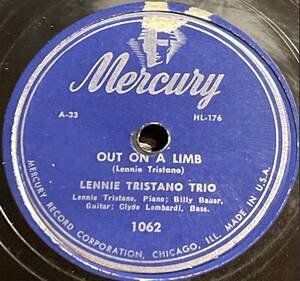 Mercury Records LENNIE TRISTANO TRIO ・OUT ON A LIMB / I CAN