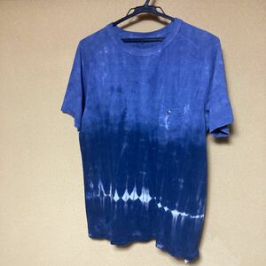 ナイジェルケーボン NIGEL CABOURN ポケットTシャツ サイズ46（大きめ） ブルー・ダークブルー・ホワイト 日本製