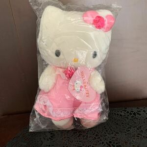 ★ハローキティ★当時物★ドレス★タグ付★未使用品★未開封品★Hello Kitty★ぬいぐるみ★サンリオ★ピンク★リボン★レース★希少品★