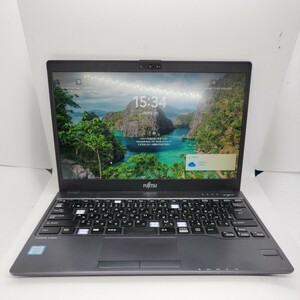 管理:QC-2808/ジャンク扱い/ FUJITSU U937/i5-7300U/4GB/128GB/Win11Home/フルHD/MS Office