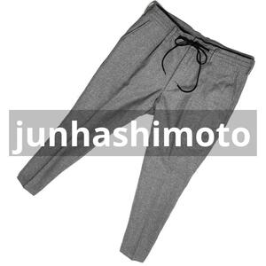 定価3万 junhashimoto WOOL EASY TUCK PANT 4 グレー ウールイージータックパンツ ジュンハシモト wjk akm 1piu スラックス