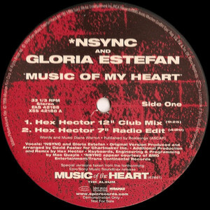 米12 NSYNC & Gloria Estefan Music Of My Heart EAS42188 Epic /00250