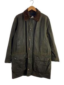 Barbour◆80s/BEAUFORT/ビューフォート/オイルドコート/コットン/カーキ/88年製/vintage