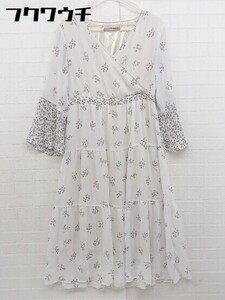 ◇ PAGEBOY ページボーイ ALICIA 長袖 ロング ワンピース サイズF ベージュ系 レディース