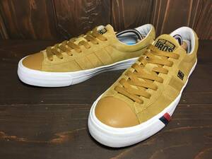 ★PRO-Keds プロケッズ ROYAL PLUS ロイヤルプラス レザー PRO スエード キャメル 27.5cm 未使用 検 VANS スケートボーディング スケボー