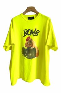 レア★MILK BOY ミルクボーイ BOMB RAT Tシャツ オーバーサイズ 2XL イエロー