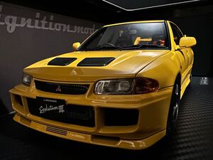 [絶版品] 1/18 IG1545 Mitsubishi Lancer Evolution III GSR CE9A Yellow イグニッションモデル ignition model ランサー ランエボ 3 EVO