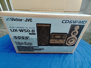 Victor JVC CD&W-MD システムコンポ オーディオ機器 おそらく未使用品です。　UX-W50