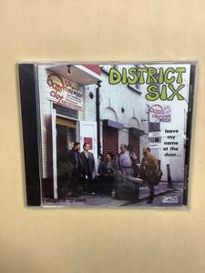 送料無料 DISTRICT SIX「LEAVE MY NAME AT THE DOOR …」輸入盤 新品未開封品