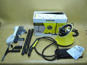 *美品 KARCHER ケルヒャー 家庭用 スチームクリーナー SC JTK 20 取説付 100V 容量1L 掃除 高圧洗浄機 掃除用具 家電 除菌 SCJTK20