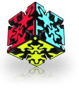 Qiyiギア3 × 3 pyraminxマジックスピードキューブラベルなし qiyiギアボール立方qiyi carzyギアシリンダー