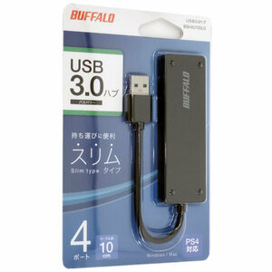 【ゆうパケット対応】BUFFALO バッファロー USB3.0ハブ 4ポート BSH4U120U3BK ブラック [管理:1000015691]