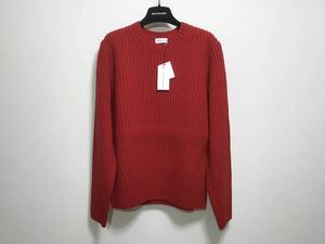 DRIES VAN NOTEN ドリスヴァンノッテン ローゲージ クルーネック ニット wool ウール セーター 赤 RED レッド