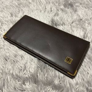 未使用品　DUNHILL ダンヒル dunhill ダンヒル 2つ折り財布　長財布札入れ　カード入れサイズ: 9㎝×18㎝カラー: ブラウン