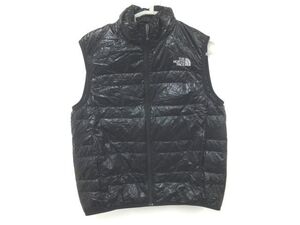 12206REW◎THE NORTH FACE ノースフェイス ライトヒートダウンベスト メンズM ブラック◎中古