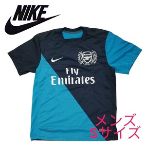 ナイキ　NIKE　サッカー　イングランド　プレミアリーグ　アーセナル12-13シーズンモデル　半袖トレーニングシャツ　メンズ　Sサイズ　古着