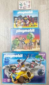 ☆おもちゃ★playmobile プレイモービル 4点セット シール 人形 フィギュア 玩具 未開封 未使用品