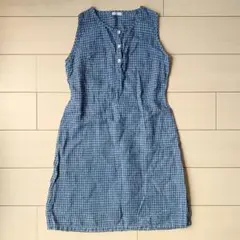 美品　フォグリネンワークス　fog linen work ノースリーブワンピース