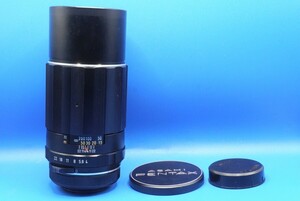 ペンタックス PENTAX 旭光学工業 Super-Multi-Coated Takumar 200mm F4 M42マウント 実写確認済 前後キャップ付属