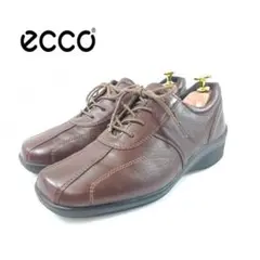 ecco レザースニーカー コンフォート 22.5cm ブラウン