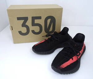 adidas アディダス BY9612 YEEZY BOOST 350 V2 イージーブースト 350 V2 27cm BLACK/RED