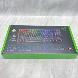 ※1円スタート【開封済・未使用品】Razer BlackWidow V3 Tenkeyless テンキーレス ゲーミングキーボード