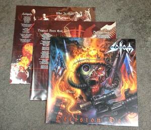 Sodom 2 lps album , Red wax