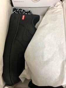 新品未開封 Supreme Nike Air Force 1 Low BLACK 黒 シュプリーム ナイキ エアフォース 1 ロー 