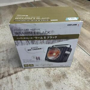 UNIFLAME ユニフレーム ハンディ ガスヒーター ワーム2　ヒーター キャンプ アウトドア BBQ ブラック 屋外 暖房 防寒 mc01066787