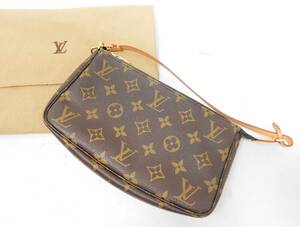 LOUIS VUITTON ルイヴィトン ▲ 未使用品！ 極美品！ モノグラム ポシェット・アクセソワール M51980 レディース VI0033 保存袋あり