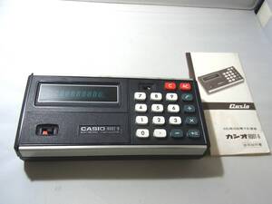 ■カシオ計算機■CASIO ROOT-8 電卓■USED品