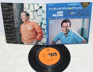 洋楽◆アンディ・ウィリアムス★ミニ・デラックス、4曲入◆ANDY WILLIAMS - MINI DELUXE,CBS