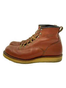 RED WING◆レースアップブーツ/US8.5/BRW/レザー/2907