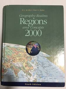 【本】Geography:Realms Regions and concepts /2000地理の教科書 洋書 中古　ISBN:0471314242